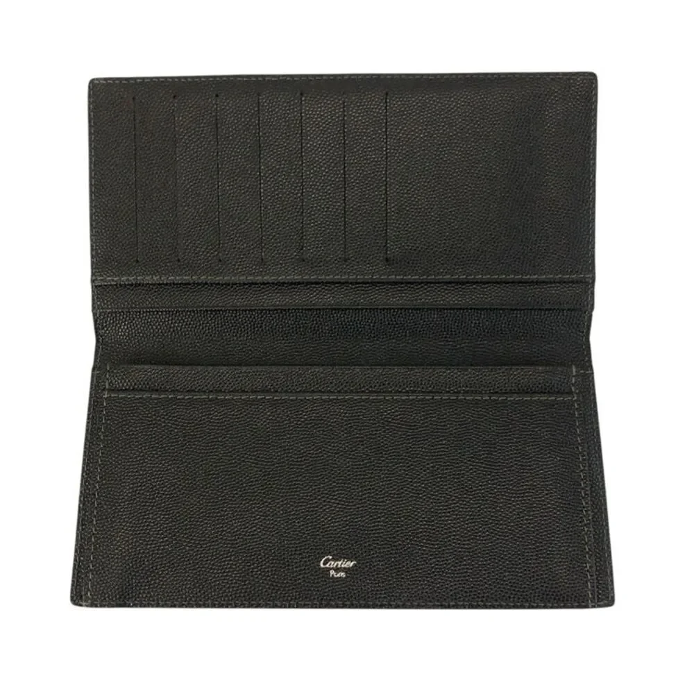 Cartier Santos Leather Long Wallet